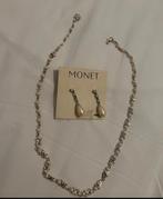 Monet set ketting en oorbellen, Sieraden, Tassen en Uiterlijk, Ophalen, Zo goed als nieuw