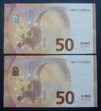 2x 50 euro 2017 PB 0157482916(25) print P001H1 pracht staat, Ophalen of Verzenden, Overige landen, 50 euro, Setje