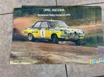 Opel Ascona- ralley poster nieuw 1975, Ophalen of Verzenden, Nieuw, Opel