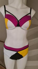 Nieuwe bikini Saphh XL 70E geel zwart roze, Nieuw, Ophalen of Verzenden, Bikini, Sapph
