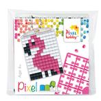 Pixelhobby medaillon startset flamingo sleutelhanger, Hobby en Vrije tijd, Nieuw, Ophalen of Verzenden, Materiaal