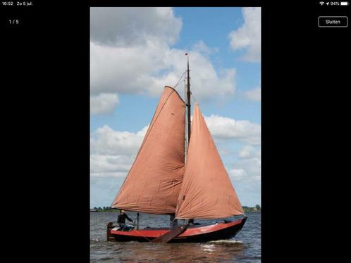 Visserman zeeschouw, Watersport en Boten, Platbodems, Gebruikt, 6 tot 9 meter, Staal, Diesel, Ophalen