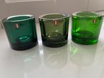 3 groene Iittala kivi, Huis en Inrichting, Overige materialen, Ophalen of Verzenden, Zo goed als nieuw, Minder dan 25 cm