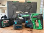 Hitachi accu 24 volt klopboormachine boorhamer, Boor- en/of Breekhamer, Variabele snelheid, Ophalen of Verzenden, Gebruikt