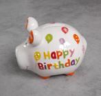 Kleurig SPAARVARKEN / spaarpot, Verzamelen, Spaarpotten, Ophalen of Verzenden, Zo goed als nieuw, Steen, Aardewerk of Keramiek