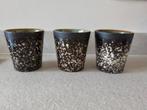 HKliving 70's koffiekopjes 3 stuks Mud, Huis en Inrichting, Keuken | Servies, Ophalen, Gebruikt, Keramiek, Overige stijlen