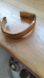 Armband staal verguld massief, Ophalen of Verzenden, Zo goed als nieuw, Goud, Staal