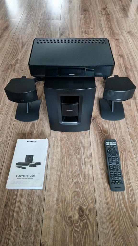 Bose CineMate 220 Home Cinema Set, Audio, Tv en Foto, Home Cinema-sets, Zo goed als nieuw, Overige spelers, 70 watt of meer, Overige merken