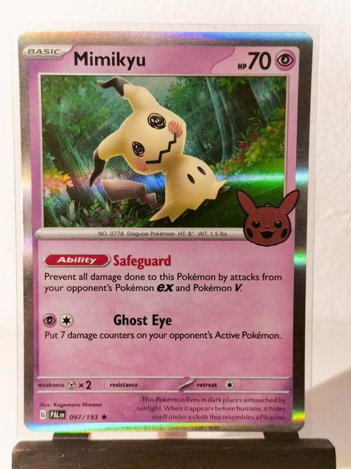 Mimikyu - PAL 097/193 - Foil Pokémonkaart, Hobby en Vrije tijd, Verzamelkaartspellen | Pokémon, Zo goed als nieuw, Losse kaart