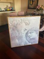 Richard Franklin - Neo-klassiek kunstwerk 100x100cm, Antiek en Kunst, Kunst | Schilderijen | Klassiek, Ophalen of Verzenden