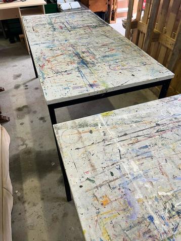 2 x Bijzondere en Creatieve Hobbytafel Knutseltafel Workshop beschikbaar voor biedingen