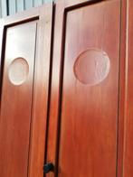 235,5hx132br Strakke dubbele houten buitendeuren, Zo goed als nieuw, 75 tot 150 cm, Ophalen, 225 cm of meer