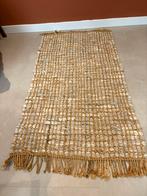 Vloerkleed jute en leer 80x140, Huis en Inrichting, Woonaccessoires | Plaids en Woondekens, Ophalen, Zo goed als nieuw