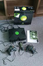 Nette Xbox classic met 23 spellen, Spelcomputers en Games, Spelcomputers | Xbox Original, Ophalen, Zo goed als nieuw, Met 2 controllers