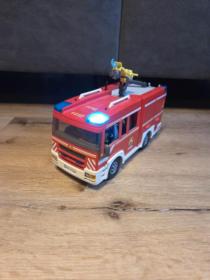 Playmobil Brandweerauto met Sirene en Accessoires, Kinderen en Baby's, Speelgoed | Overig, Gebruikt, Jongen of Meisje, Ophalen