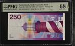 UNC biljet 250 gulden Vuurtoren, 1985 | PMG 68 EPQ, Postzegels en Munten, Bankbiljetten | Nederland, Ophalen of Verzenden, 250 gulden