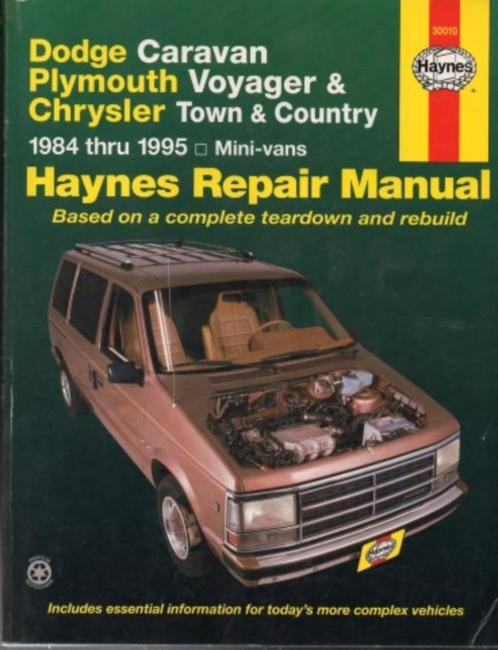 Dodge Caravan  Plymouth Voyager & Crysler Town Country, Auto diversen, Handleidingen en Instructieboekjes, Verzenden