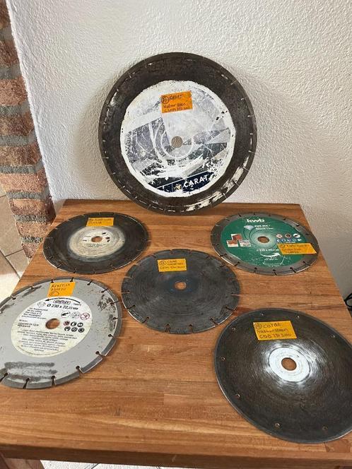 Diamantschijven zaagblad Carat , KWB . KrafTixx ., Doe-het-zelf en Verbouw, Gereedschap | Slijpmachines, Gebruikt, Werkbankslijpmachine