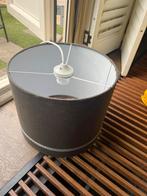 Grijze hanglamp - kleine beschadiging, Gebruikt, 25 tot 50 cm, Rond, Ophalen of Verzenden