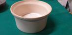 Bloempot beige aardewerk, Ophalen of Verzenden