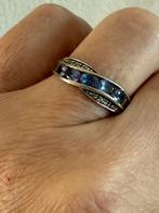 S182/ Zilveren sierlijke AMETHIST ring 18 3/4, 18 tot 19, Gebruikt, Verzenden, X