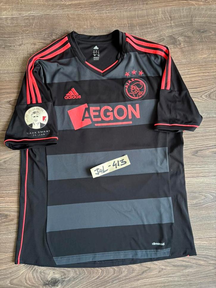 Ajax shirt 13/14, Sjaak Swart 75 jaar, afca fside  020 tdk, Verzamelen, Sportartikelen en Voetbal, Verzenden