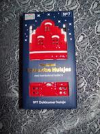 3 Kersthuisjes Postcodeloterij rood/wit, Ophalen of Verzenden, Nieuw