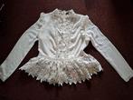 SHEIN Wit chique kanten blouse maat.S, Kleding | Dames, Ophalen of Verzenden, Zo goed als nieuw, Wit, Overige typen