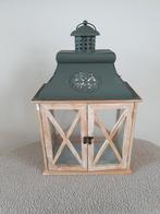 Groot windlicht, Huis en Inrichting, Ophalen of Verzenden, Zo goed als nieuw, Hout, 75 cm of meer