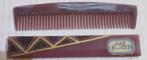 art deco celluloid haarkam geometrisch design k51, Antiek en Kunst, Curiosa en Brocante, Verzenden
