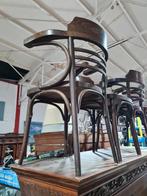 Cafestoelen 4 stuks hout, Huis en Inrichting, Stoelen, Ophalen, Gebruikt, Bruin, Vier