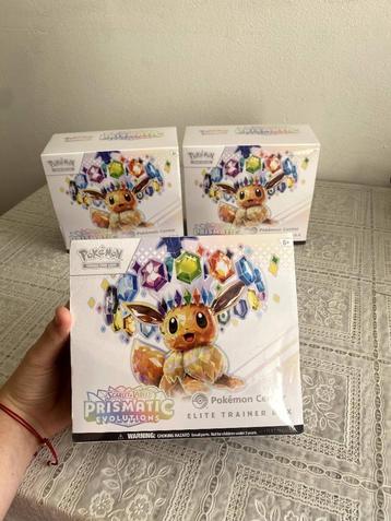 Pokémon Center Prismatic Evolutions Elite Trainer Box beschikbaar voor biedingen