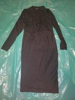 Elegante zwarte jurk maat L, Kleding | Dames, Jurken, Verzenden, Zwart, Maat 42/44 (L), Knielengte