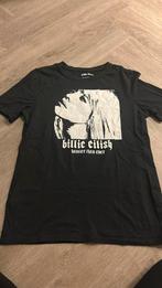 Zwarte billie eilish T shirt, Verzenden, Zo goed als nieuw, Kleding