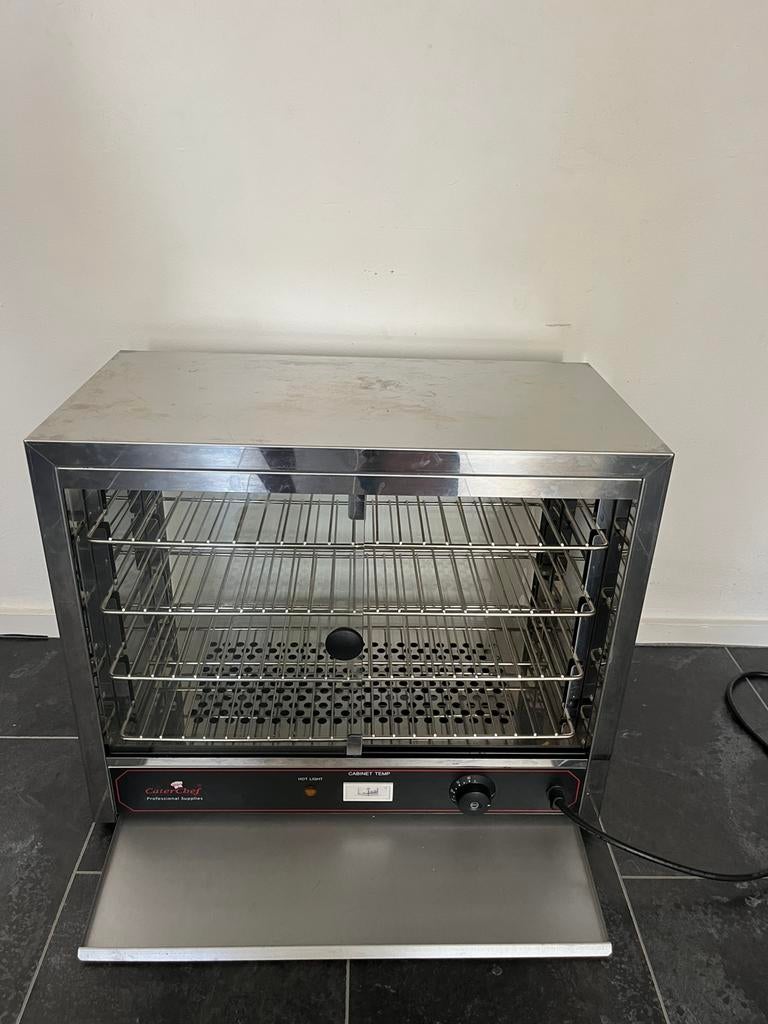CaterChef Warmhoudvitrine 220v, Ophalen of Verzenden, Zo goed als nieuw