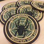 Bandbox Badge oefening AdAir, Ophalen of Verzenden, Luchtmacht, Nederland, Embleem of Badge