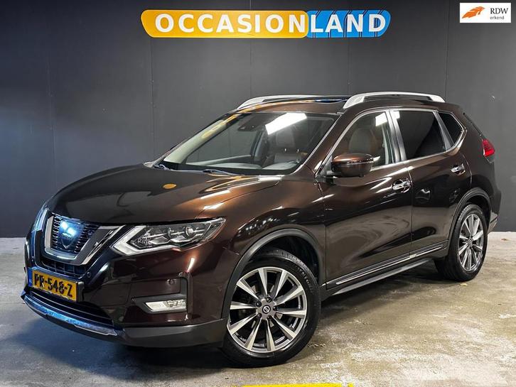 Nissan X-Trail 1.6 DIG-T Tekna|FACELIFT|PANO|TREKHAAK|LEDER|, Auto's, Nissan, Bedrijf, Te koop, X-Trail, 360° camera, ABS, Achteruitrijcamera