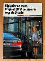 BMW 5-serie E34 accessoires brochure 12/88, Boeken, Verzenden, Zo goed als nieuw, BMW