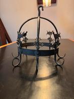 Vintage Metalen wildkroon met Vogelmotief wildrek, Ophalen, Gebruikt, Zwart, Metaal