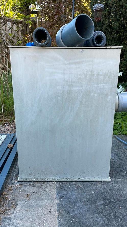 Rvs zeeffilter met kranen en schuifkoppelstuk, Tuin en Terras, Vijver-toebehoren, Gebruikt, Vijverfilter, Ophalen