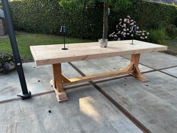 Douglas tuintafel | Robuust & op maat | Massief hout, Tuin en Terras, Tuintafels, Nieuw, Rechthoekig, Hout, Ophalen