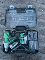 Hitachi sterke boormachine set, Doe-het-zelf en Verbouw, Gereedschap | Boormachines, Ophalen of Verzenden, Zo goed als nieuw, Boormachine
