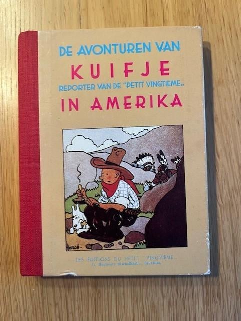 Kuifje in Amerika zwart wit, Eén stripboek, Ophalen of Verzenden, Zo goed als nieuw
