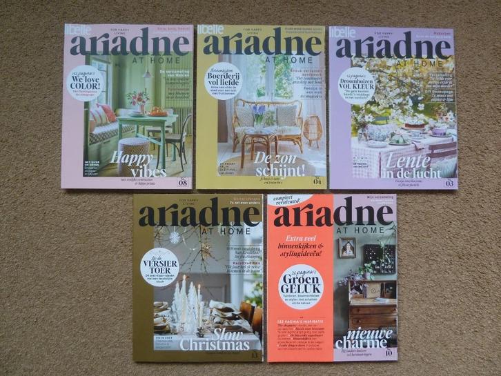 5 x ariadne at home 2024 en 2025, Boeken, Tijdschriften en Kranten, Nieuw, Overige typen, Ophalen of Verzenden