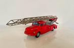 Tekno Denmark 445 oude Scania Vabis Falck ladder truck, Hobby en Vrije tijd, Modelauto's | 1:50, Verzenden, Gebruikt, Bus of Vrachtwagen
