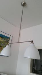 Hanglamp met handgeblazen kelken, Zo goed als nieuw, Ophalen