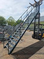 Stalen trap antraciet. Hoog 3,65 mtr. Nob067, Ophalen, Zo goed als nieuw, 2 tot 4 meter