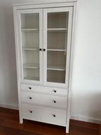 Hemnes Vitrinekast, Ophalen, 50 tot 100 cm, Zo goed als nieuw, 150 tot 200 cm