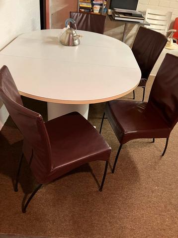 4 Montis Spica stoelen - Aubergine - €20 p/s beschikbaar voor biedingen