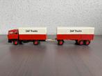 Lion Car nr. 63 DAF 2800 met 2 as + 3 as huifcombi., Ophalen of Verzenden, Zo goed als nieuw, Bus of Vrachtwagen, Lion Toys